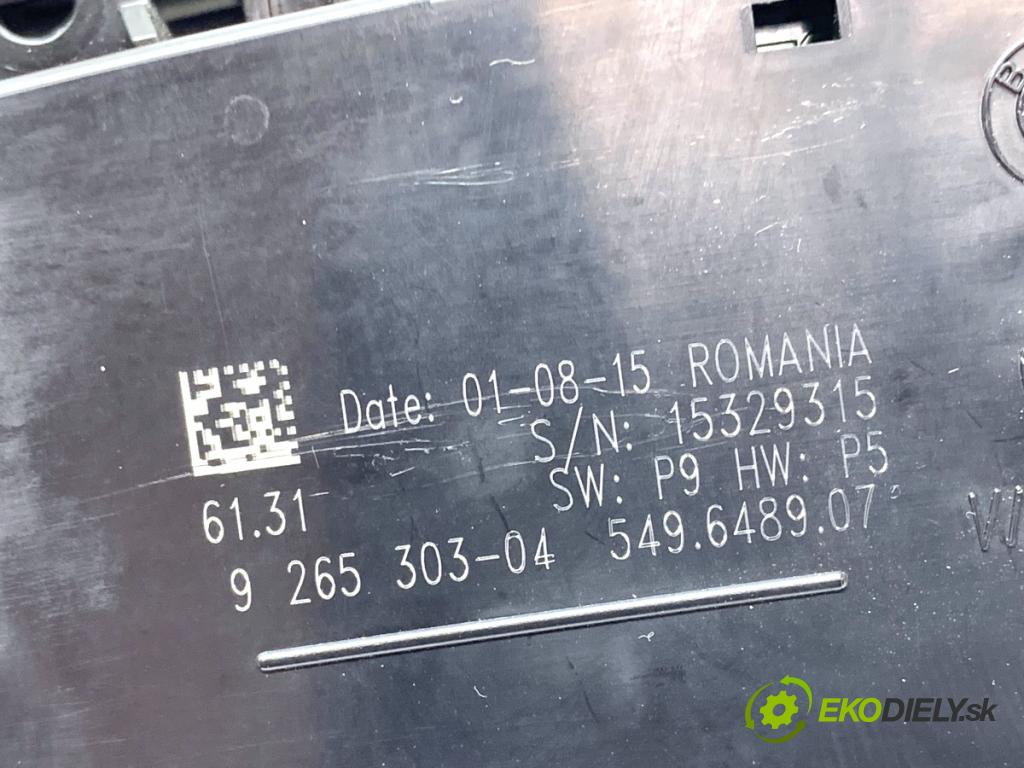 BMW F34 liftback 2015 140 kW 320 d 1995 Spínač svetiel 9265303