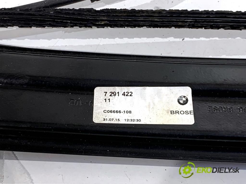 BMW F34 liftback 2015 140 kW 320 d 1995 mechanismus okna pravý zadní část 7291422