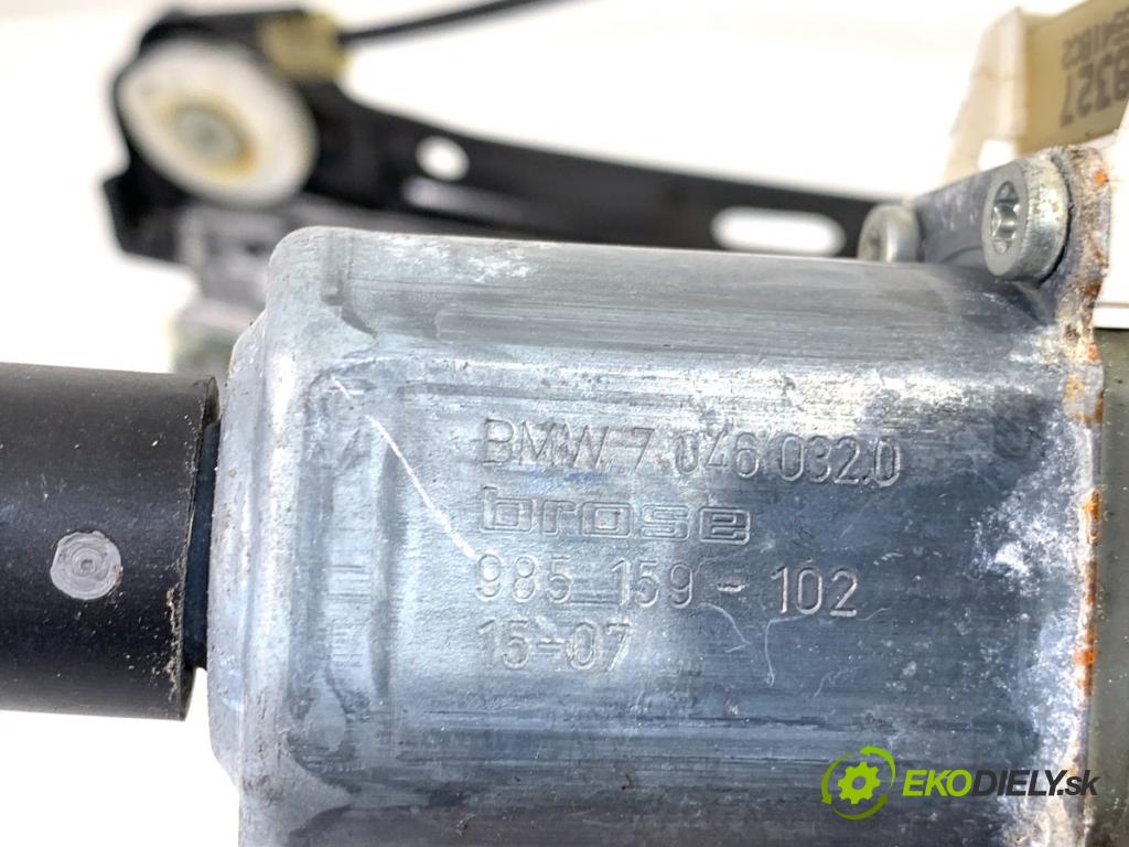 BMW F34 liftback 2015 140 kW 320 d 1995 Mechanizmus okna pravy predný 7291426