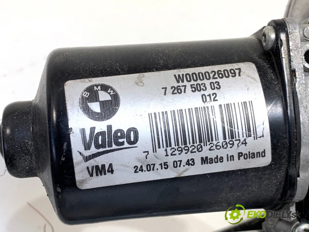BMW F34 liftback 2015 140 kW 320 d 1995 Mechanizmus stieračov predný 726750303 (Motorček stieračov predný)