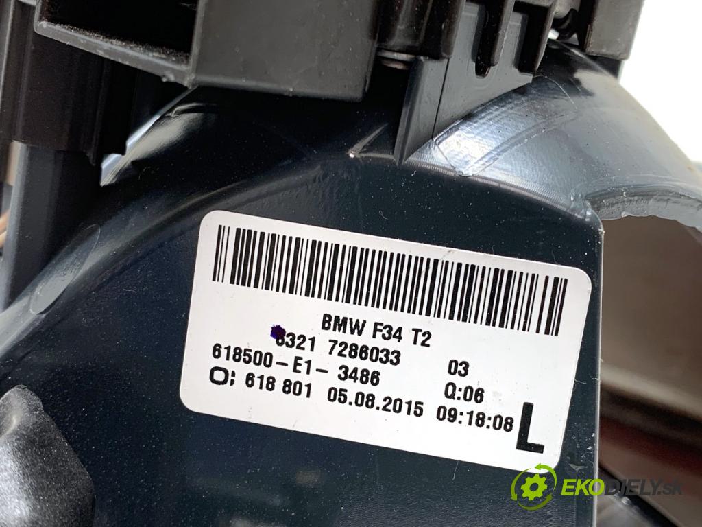 BMW F34 liftback 2015 140 kW 320 d 1995 Svetlo zad ľavá strana vnútorná 7286033 (Kľučka dverí ostatné)