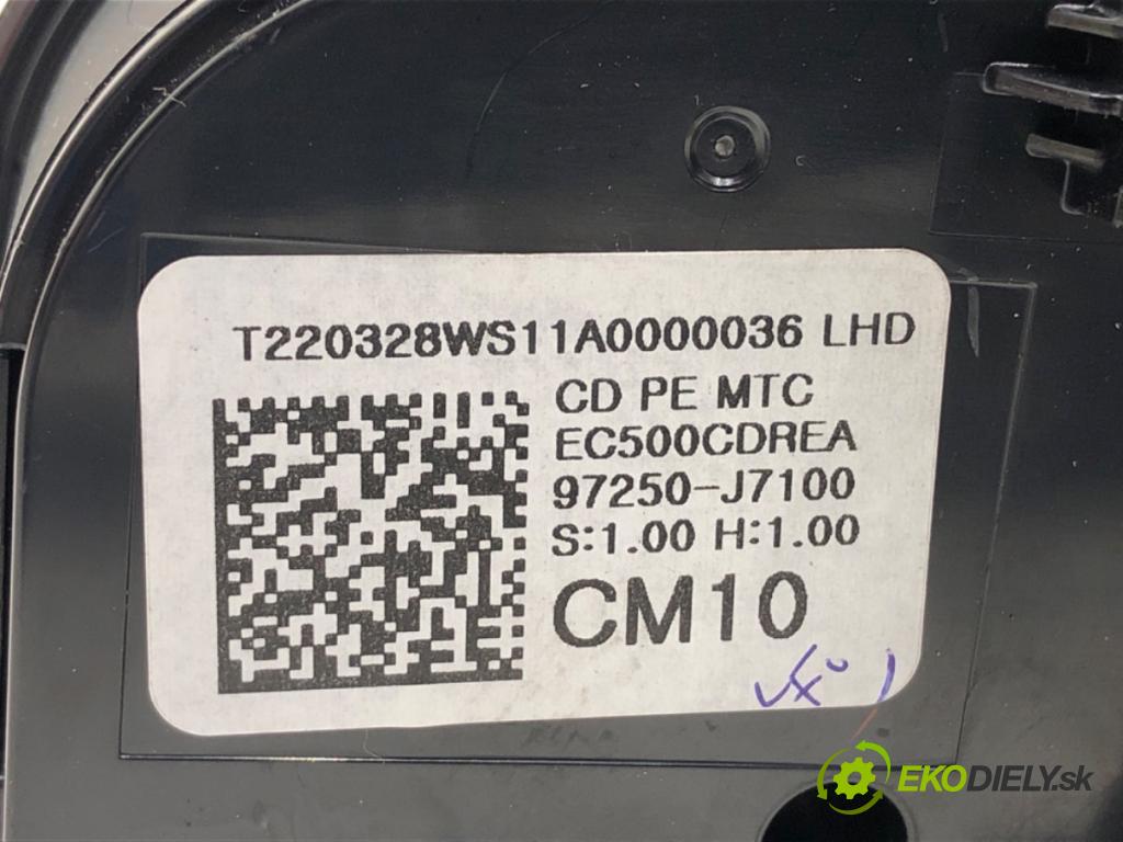 KIA CEED liftback 2022 88 kW 1.0 T-GDI 998 Panel ovládania kúrenia 97250-J7100 (Prepínacie páčky pod volantom)