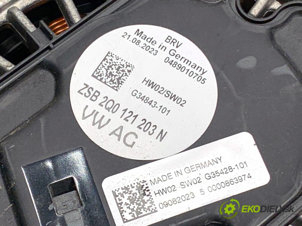 SKODA KAMIQ SUV 2023 81 kW 1.0 TSI 999 Ventilátor chladiča 2Q0121203N (Ventilátor)
