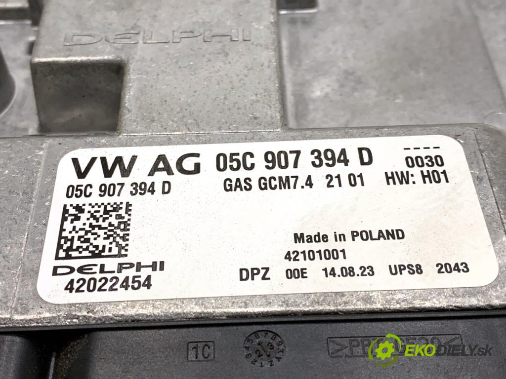 SKODA KAMIQ SUV 2023 81 kW 1.0 TSI 999 řídící jednotka motora 05C907394D (Řídicí jednotka)