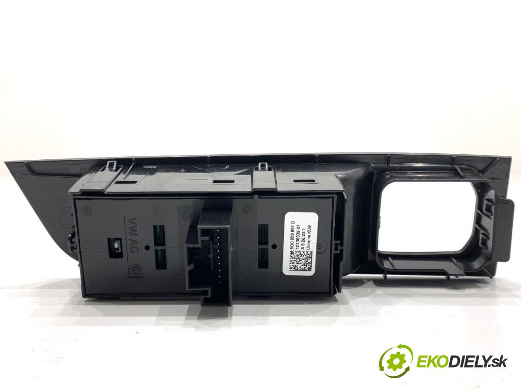 SKODA KAMIQ SUV 2023 81 kW 1.0 TSI 999 Prepínač okien 5G0959857D (Prepínacie páčky pod volantom)