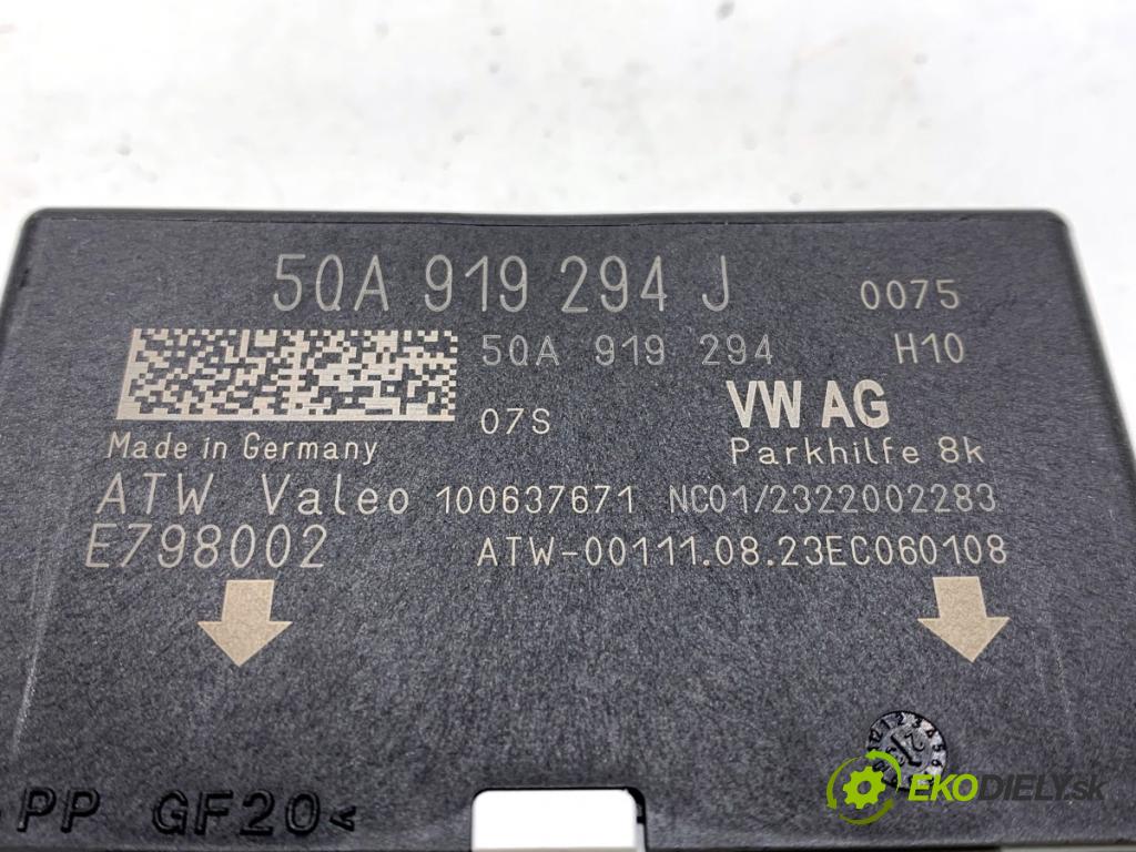 SKODA KAMIQ SUV 2023 81 kW 1.0 TSI 999 Modul PDC 5QA919294J (Riadiaca jednotka ostatné)