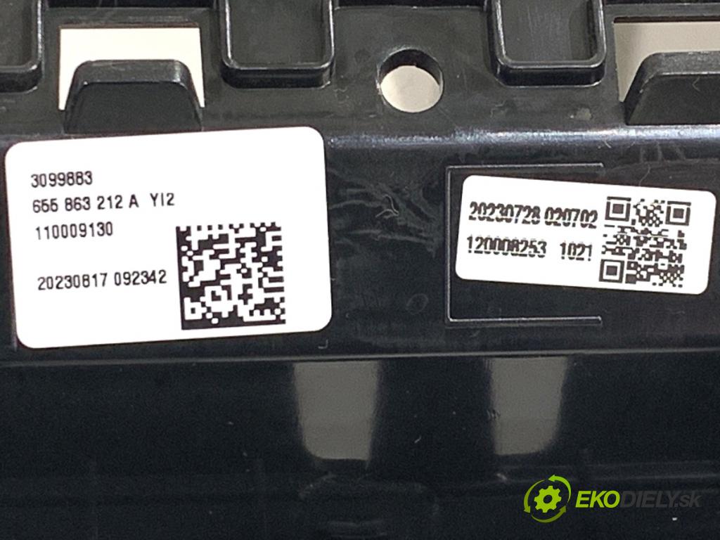 SKODA KAMIQ SUV 2023 81 kW 1.0 TSI 999 lišty kryt 655863212A 655858418CB (Lišta)