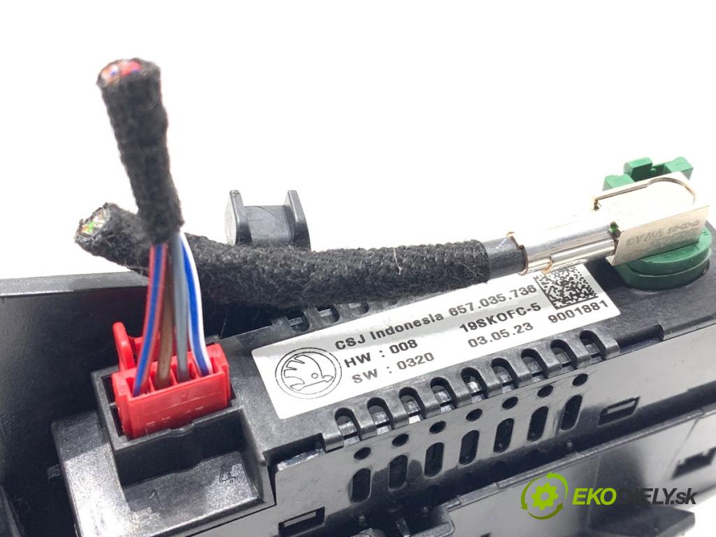 SKODA KAMIQ SUV 2023 81 kW 1.0 TSI 999 HNÍZDO: USB 655035727