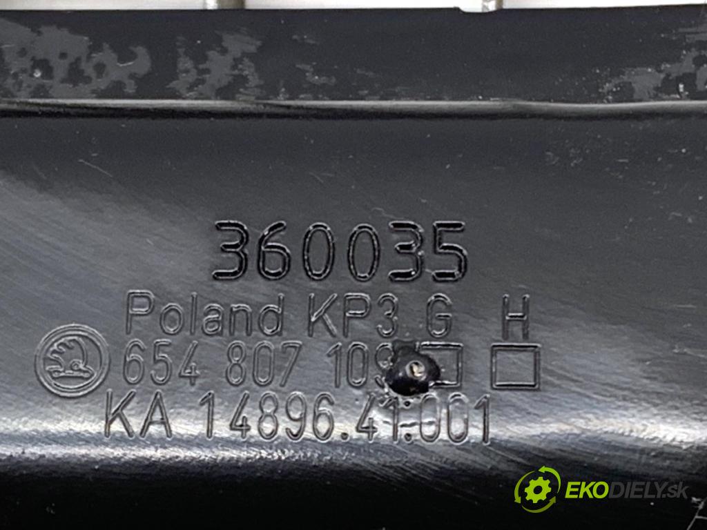 SKODA KAMIQ SUV 2023 81 kW 1.0 TSI 999 Výstuha nárazníka predný 654807109 (Výstuha predná)