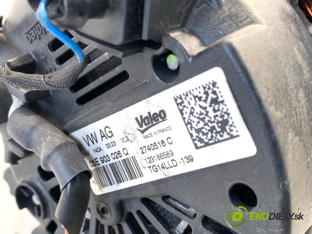 SKODA KAMIQ SUV 2023 81 kW 1.0 TSI 999 Alternátor 05E903026Q (Alternátor)