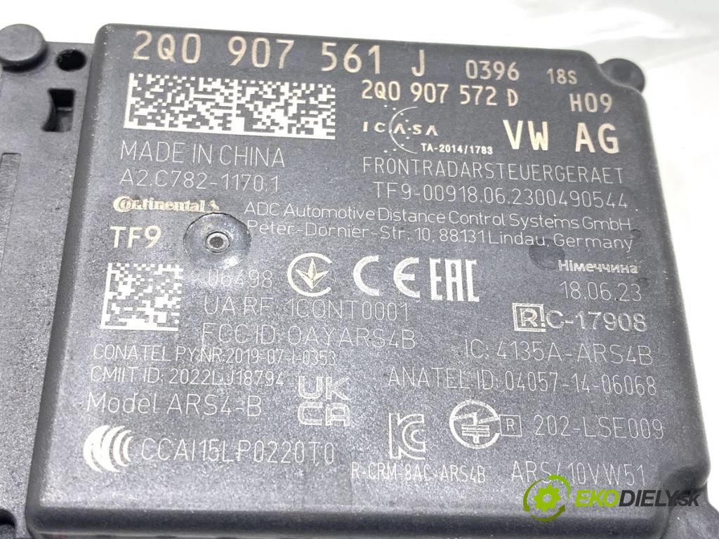 SKODA KAMIQ SUV 2023 81 kW 1.0 TSI 999 RADAR: DISTRONIC 2Q0907561J