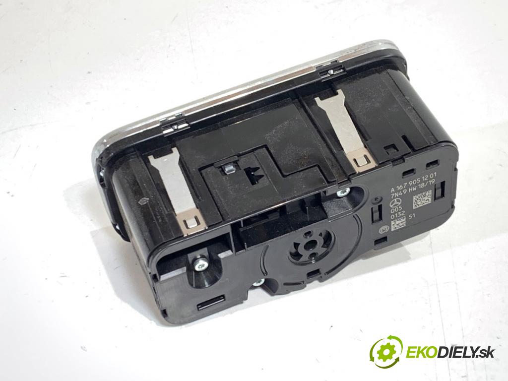 MERCEDES-BENZ GLE SUV 2020 180 kW GLE 300 d 4-matic (167.119) 1950 spínač světel A1679051201