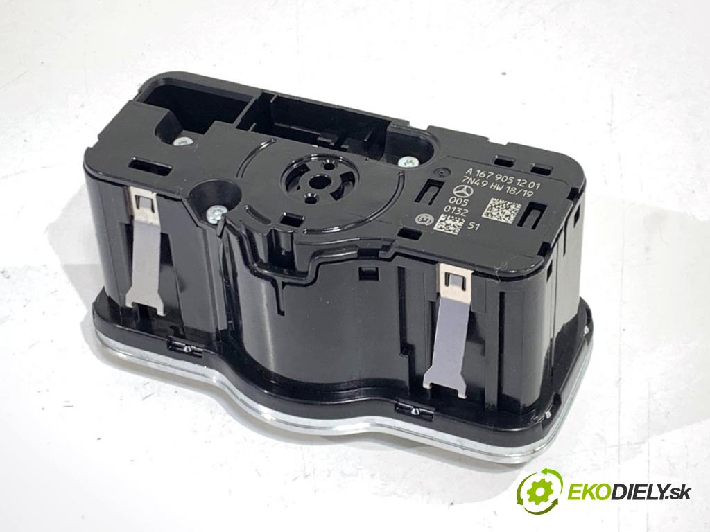 MERCEDES-BENZ GLE SUV 2020 180 kW GLE 300 d 4-matic (167.119) 1950 spínač světel A1679051201