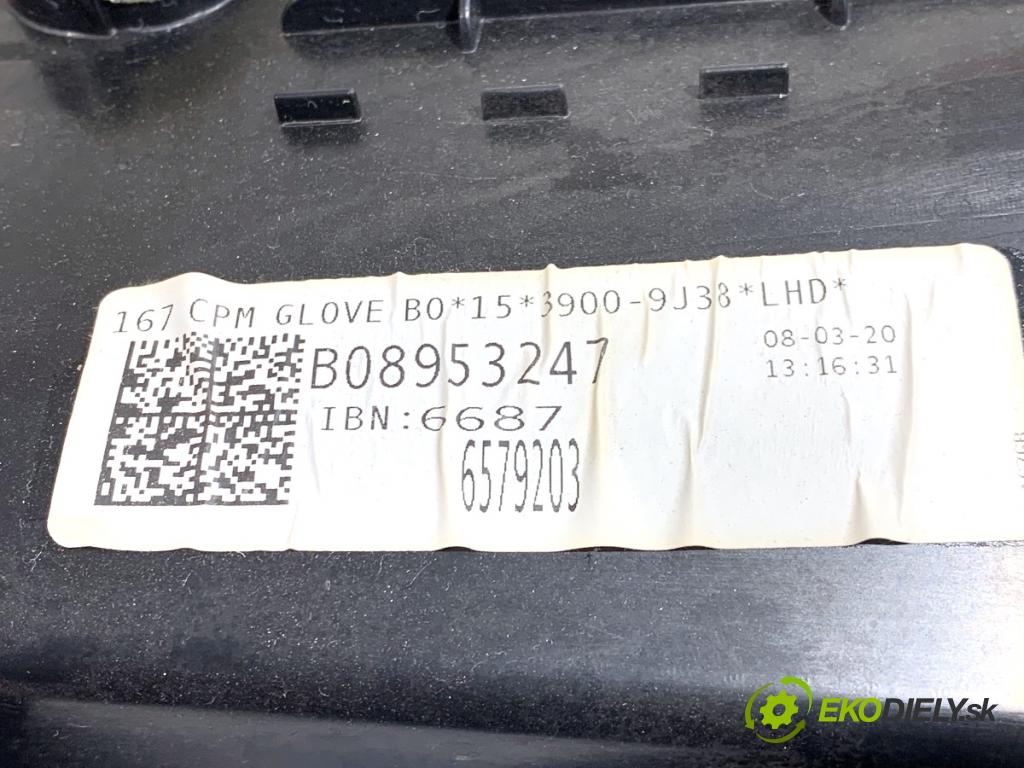 MERCEDES-BENZ GLE SUV 2020 180 kW GLE 300 d 4-matic (167.119) 1950 Priehradka, kastlík spolujazdca A1676803900 (Priehradka (kastlík))