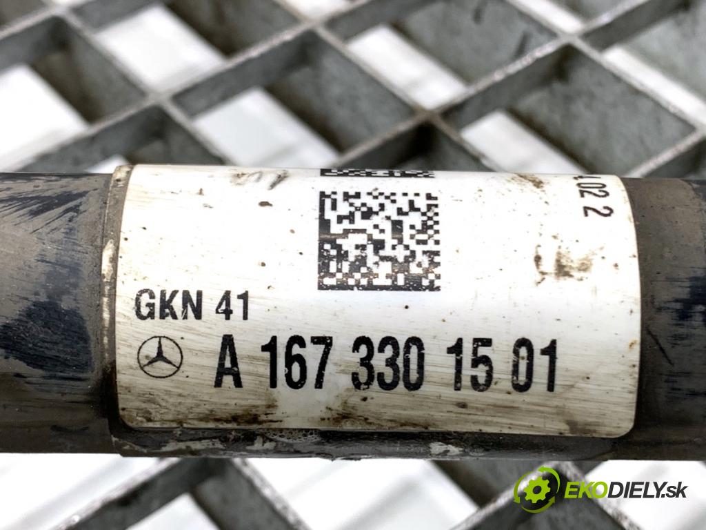 MERCEDES-BENZ GLE SUV 2020 180 kW GLE 300 d 4-matic (167.119) 1950 Poloos pravy predný A1673301501