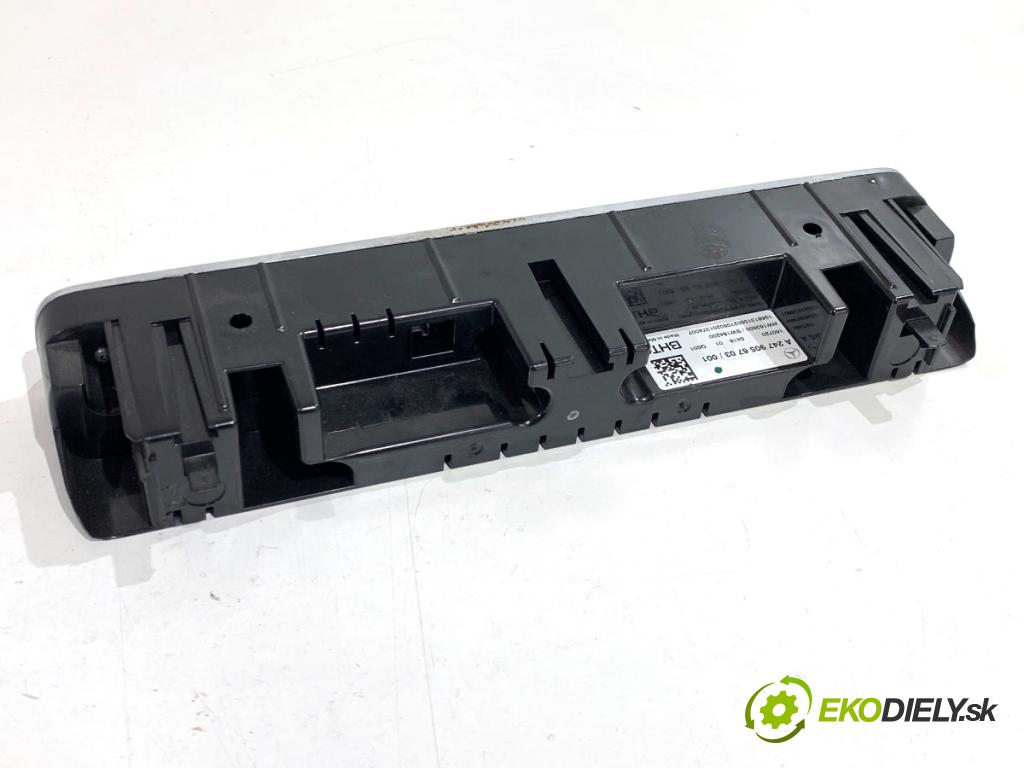 MERCEDES-BENZ GLE SUV 2020 180 kW GLE 300 d 4-matic (167.119) 1950 Panel ovládania kúrenia A2479056703 (Prepínacie páčky pod volantom)