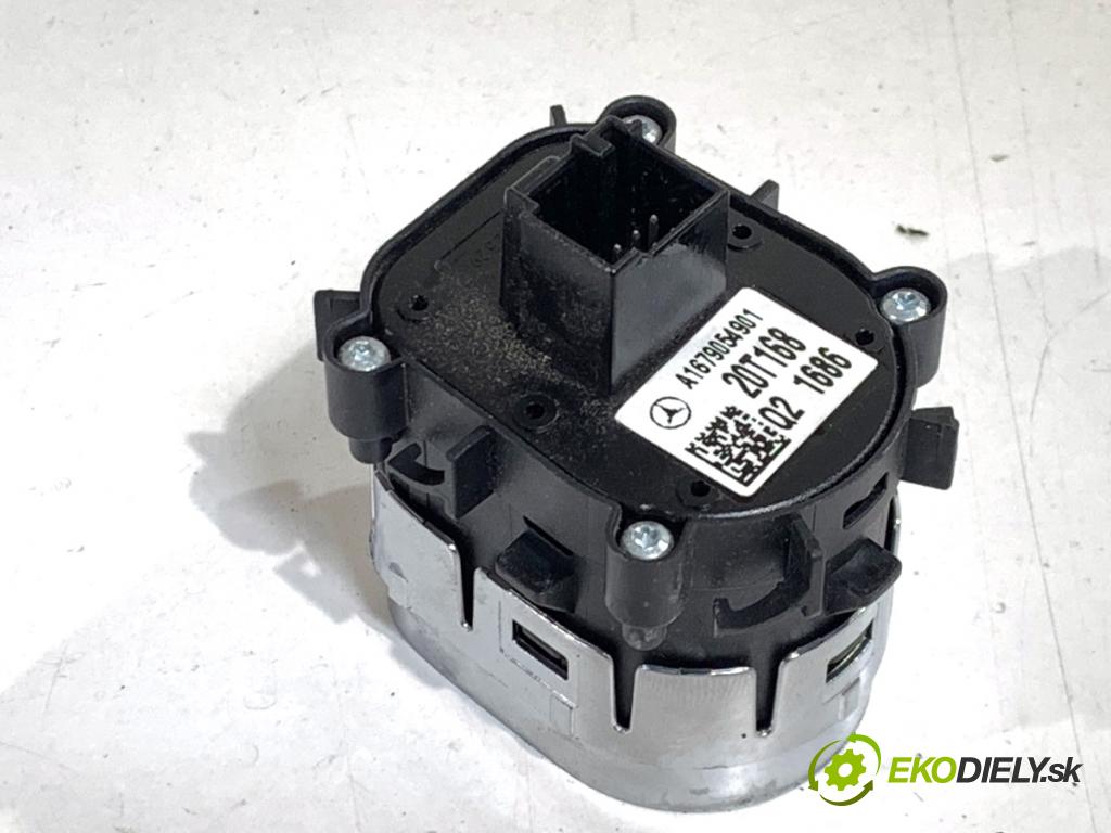 MERCEDES-BENZ GLE SUV 2020 180 kW GLE 300 d 4-matic (167.119) 1950 vypínač ZAPALOVANIE: START/STOP A1679054901