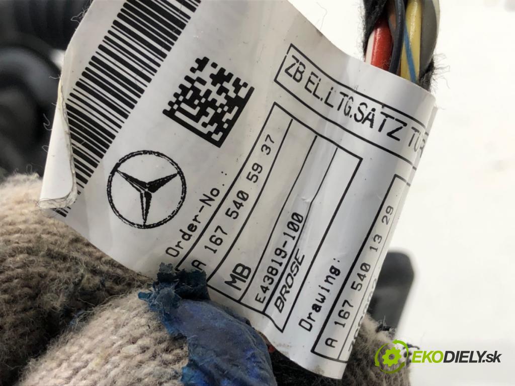 MERCEDES-BENZ GLE SUV 2020 180 kW GLE 300 d 4-matic (167.119) 1950 Káblovačka Dvere predný pravy A1675405937