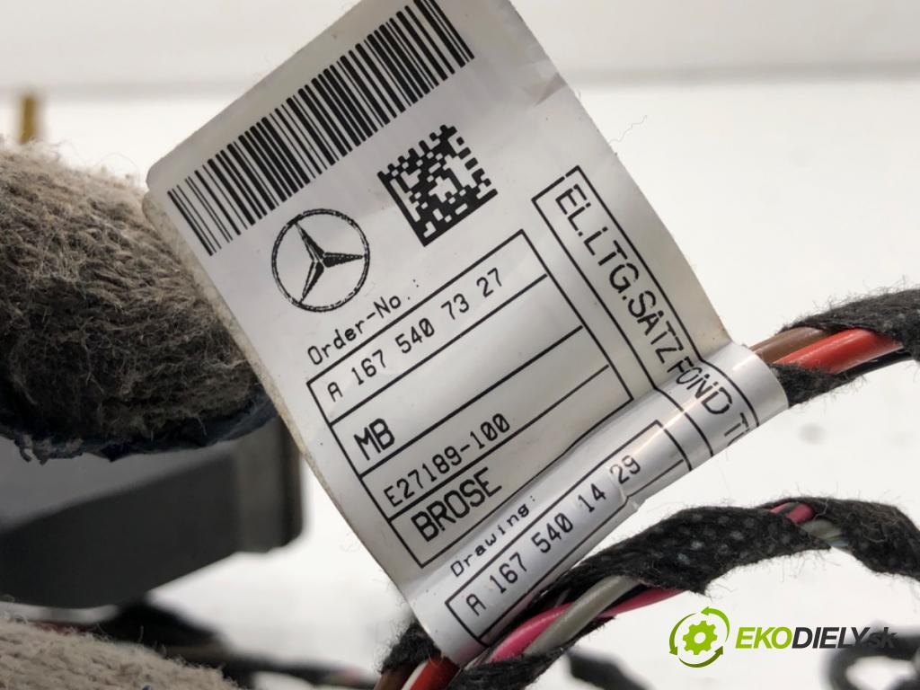 MERCEDES-BENZ GLE SUV 2020 180 kW GLE 300 d 4-matic (167.119) 1950 Káblovačka Dvere zad ľavy A1675401429