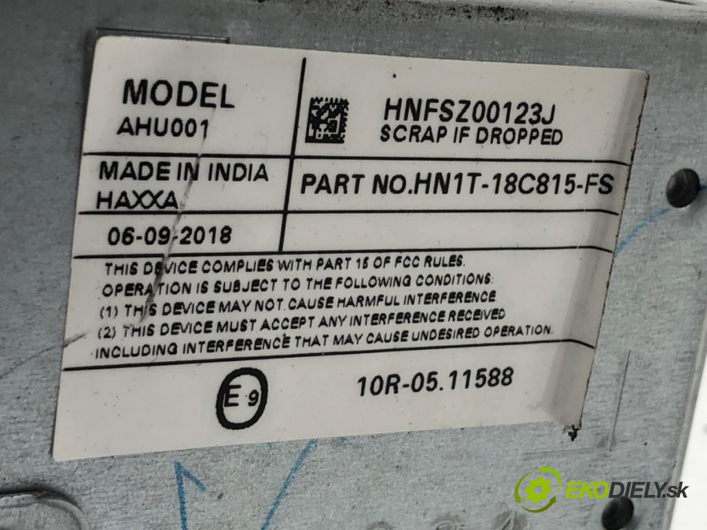 FORD ECOSPORT SUV 2018 108 kW 2.0 Flex 4x4 1999 RADIO HN1T-18C815-FS (Audio zariadenie)