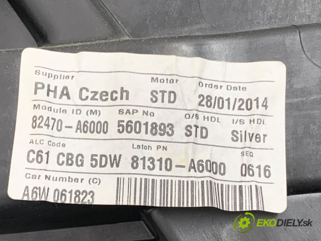 HYUNDAI i30 Kombi 2014 81 kW 1.6 CRDi 1582 Mechanizmus okna ľavy predný 82470-A6000