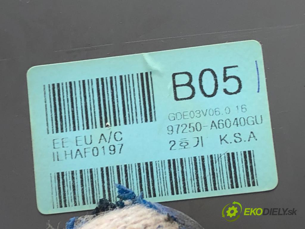 HYUNDAI i30 Kombi 2014 81 kW 1.6 CRDi 1582 Panel ovládania kúrenia 97250-A6040GU (Prepínacie páčky pod volantom)