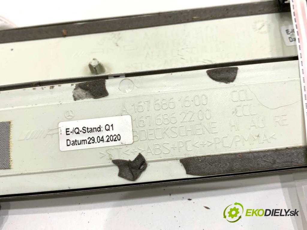 MERCEDES-BENZ GLE SUV 2020 180 kW GLE 300 d 4-matic (167.119) 1950 lišty gumy pedálu PROGOWE A1676861300