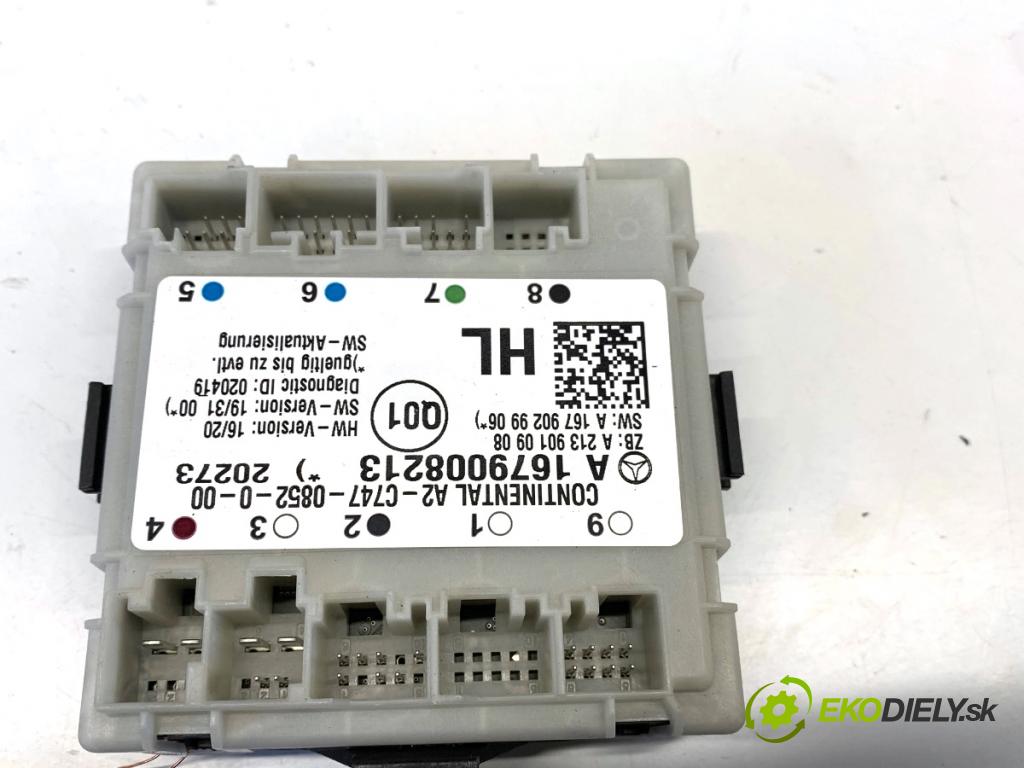 MERCEDES-BENZ GLE SUV 2020 180 kW GLE 300 d 4-matic (167.119) 1950 Modul Dvere zad ľavy A1679008213