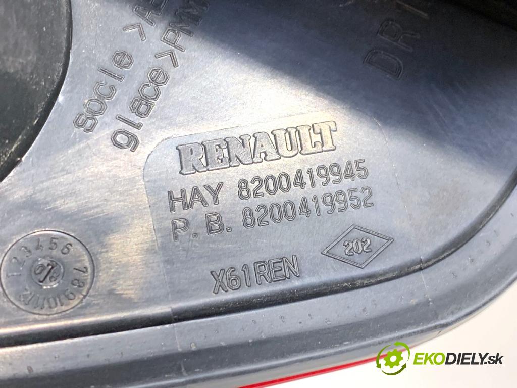 RENAULT KANGOO II nadwozie wielkoprzestrzenne (MPV) 2009 50 kW 1.5 dCi 70 (KW0V, KW0A) 1461 světlo pravý zadní část 8200419952