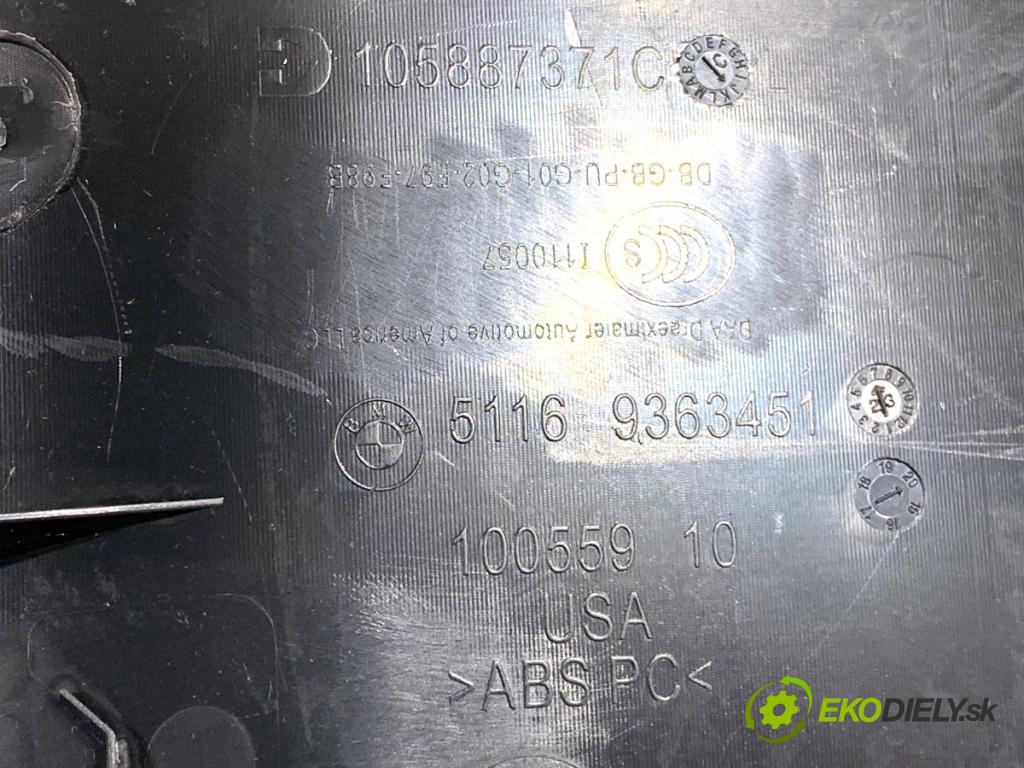 BMW G02 SUV 2023 140 kW xDrive 20 d 1995 Priehradka, kastlík spolujazdca 9363451 (Priehradka (kastlík))