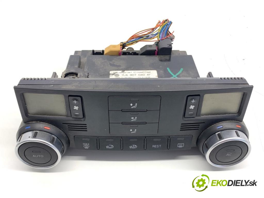 VW TOUAREG SUV 2009 176 kW 3.0 V6 TDI 2967 Panel ovládania kúrenia 7L6907040AF (Prepínacie páčky pod volantom)