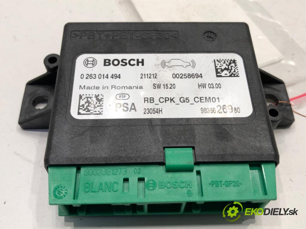 PEUGEOT 3008 SUV 2021 147 kW Hybrid4 (M45GBU) 1598 modul PDC 9835626980 (Řídící jednotka ostatní)