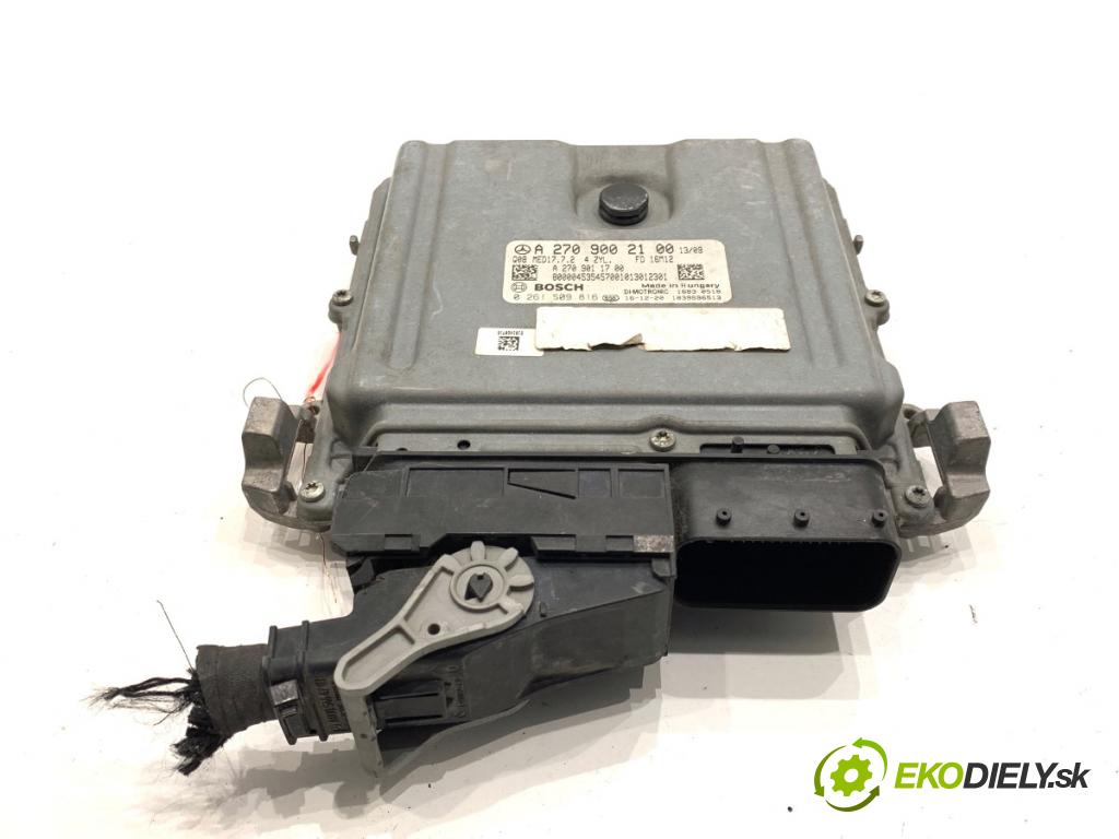 MERCEDES-BENZ W176 liftback 2017 90 kW A 180 (176.042) 1595 řídící jednotka motora A2709002100 (Řídicí jednotka)