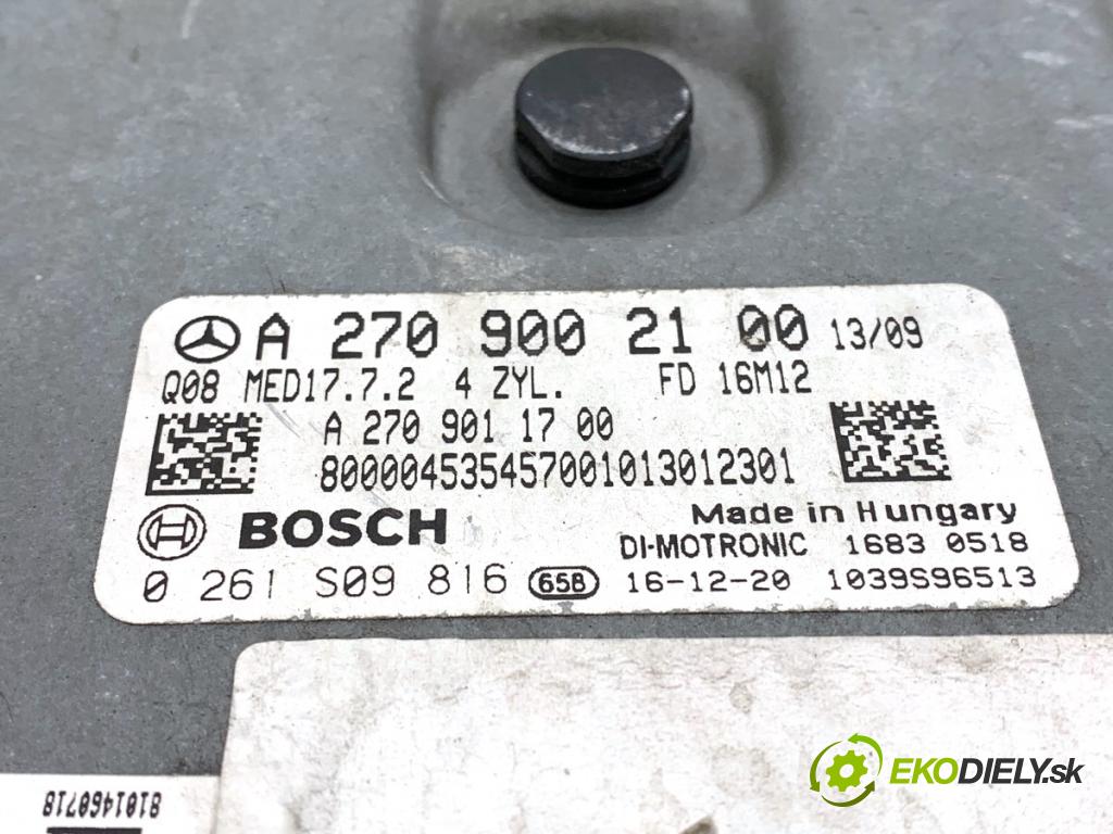 MERCEDES-BENZ W176 liftback 2017 90 kW A 180 (176.042) 1595 řídící jednotka motora A2709002100 (Řídicí jednotka)