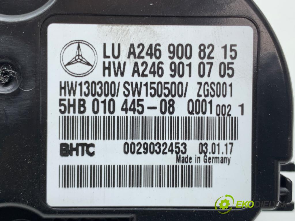 MERCEDES-BENZ W176 liftback 2017 90 kW A 180 (176.042) 1595 Panel ovládania kúrenia A2469008215 (Prepínacie páčky pod volantom)
