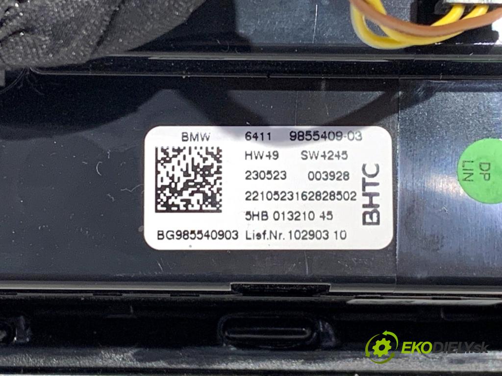 BMW G02 SUV 2023 140 kW xDrive 20 d 1995 Panel ovládania kúrenia 9855409 (Prepínacie páčky pod volantom)