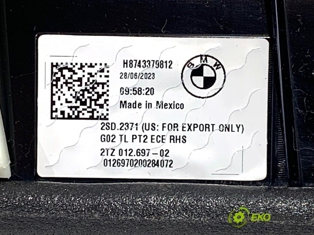 BMW G02 SUV 2023 140 kW xDrive 20 d 1995 Svetlo zad pravá vnútorná 7433798 (Kľučka dverí ostatné)