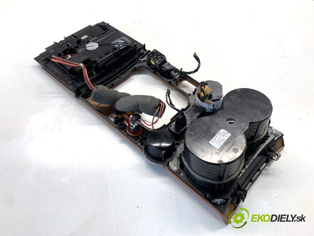 VW TOUAREG SUV 2009 176 kW 3.0 V6 TDI 2967 Rámček kryt TUNEL: Držiak na nápoje 7L6858602C