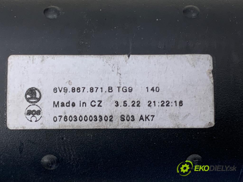 SKODA FABIA III Kombi 2022 44 kW 1.0 999 Roleta kufra