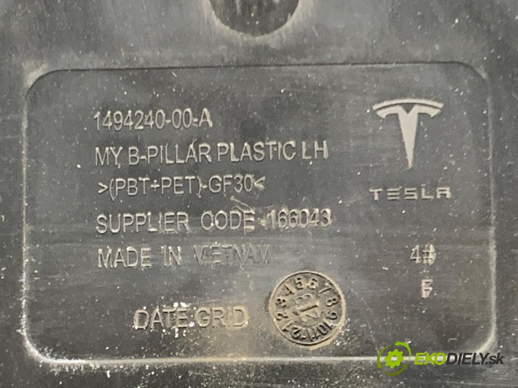 TESLA MODEL Y SUV 2023 235 kW EV 0 KAMERA Clona stĺpika ľavy 1506885-00-H