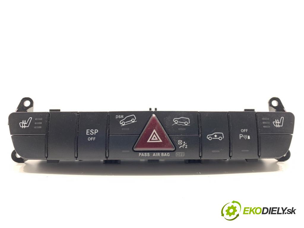 MERCEDES-BENZ X164 SUV 2007 165 kW GL 320 CDI 4-matic (164.822) 2987 Spínač svetiel výstražných (núdzových) A1648709210 (Prepínacie páčky pod volantom)