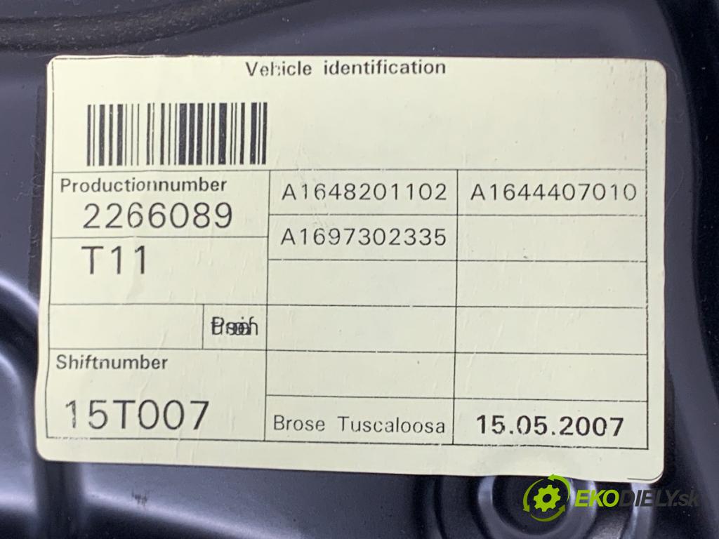 MERCEDES-BENZ X164 SUV 2007 165 kW GL 320 CDI 4-matic (164.822) 2987 mechanismus okna levý zadní část