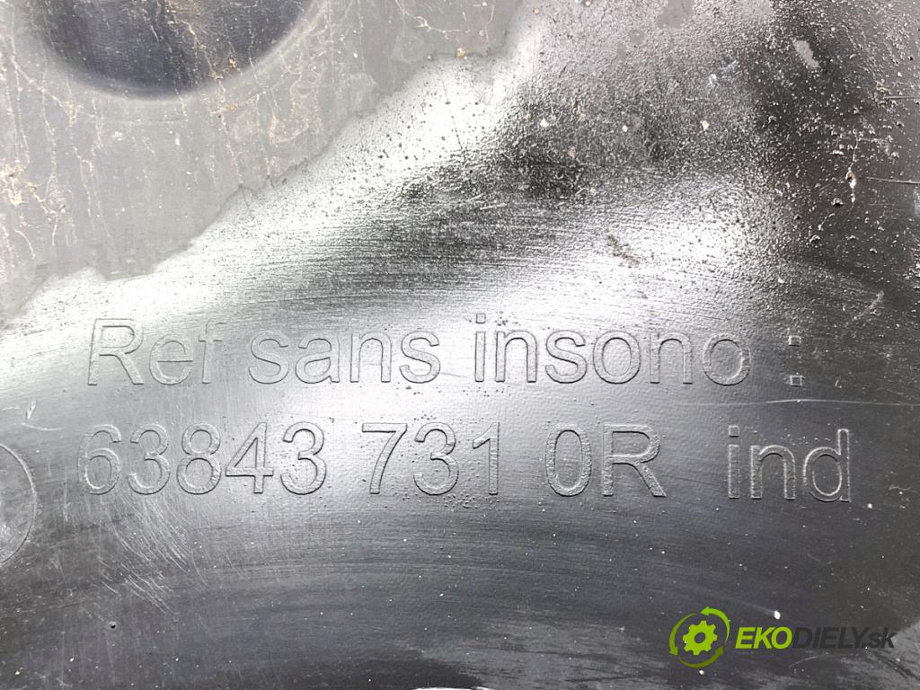 RENAULT MEGANE III coupe 2011 96 kW 1.4 TCe (DZ0F, DZ1V) 1397 podblatník ľavy predný 638455332R