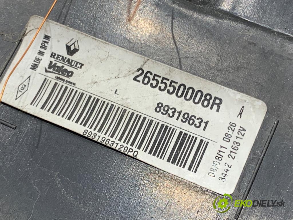 RENAULT MEGANE III coupe 2011 96 kW 1.4 TCe (DZ0F, DZ1V) 1397 Svetlo ľavy zad 265550008R