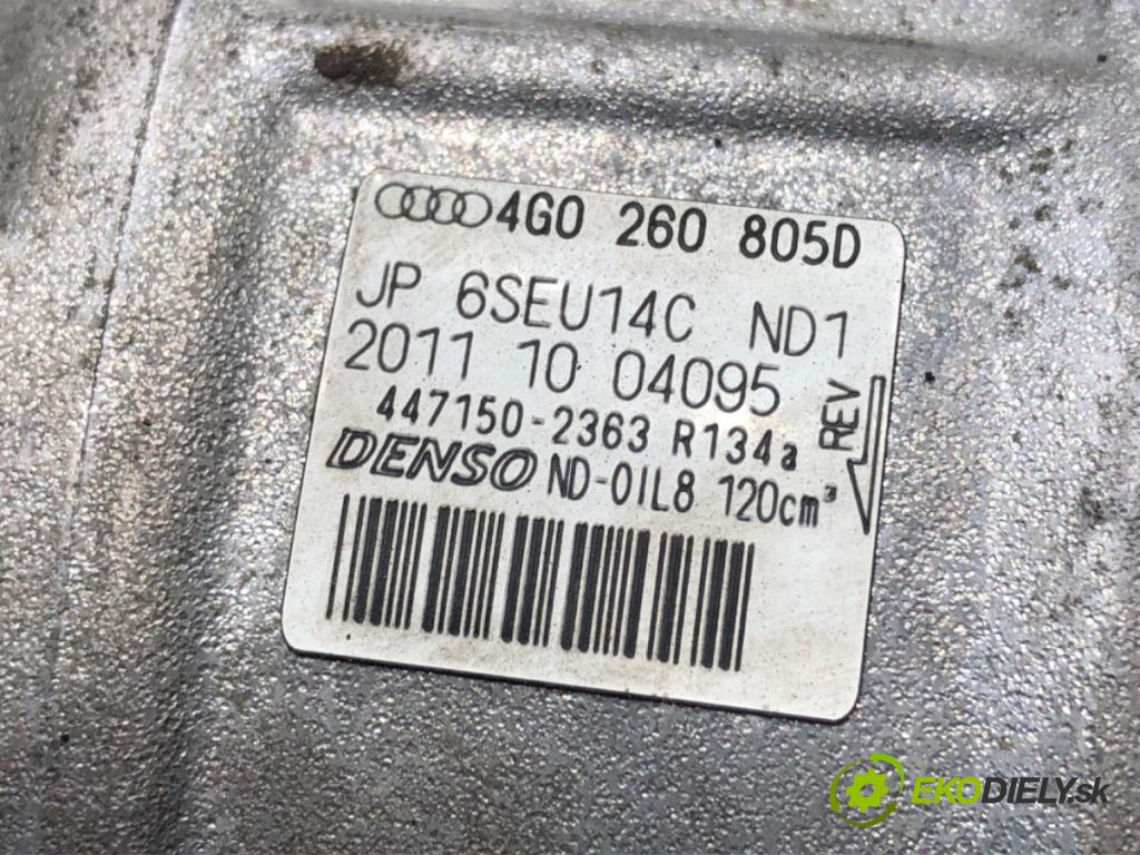 AUDI A6 C7 Kombi 2012 120 kW 2.0 TDI 1968 Kompresor klimatizácie 4G0260805D (Kompresor klimatizácie)