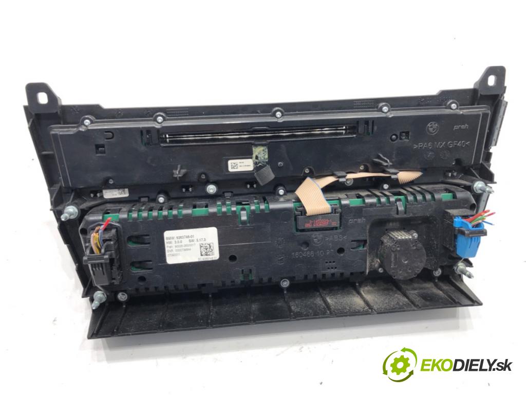 BMW F11 Kombi 2011 190 kW 530 d xDrive 2993 Panel ovládania kúrenia 9263746 (Prepínacie páčky pod volantom)