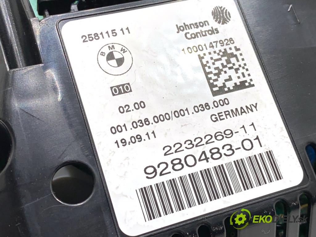 BMW F11 Kombi 2011 190 kW 530 d xDrive 2993 Prístrojovka 9280483 (Prístrojová doska)