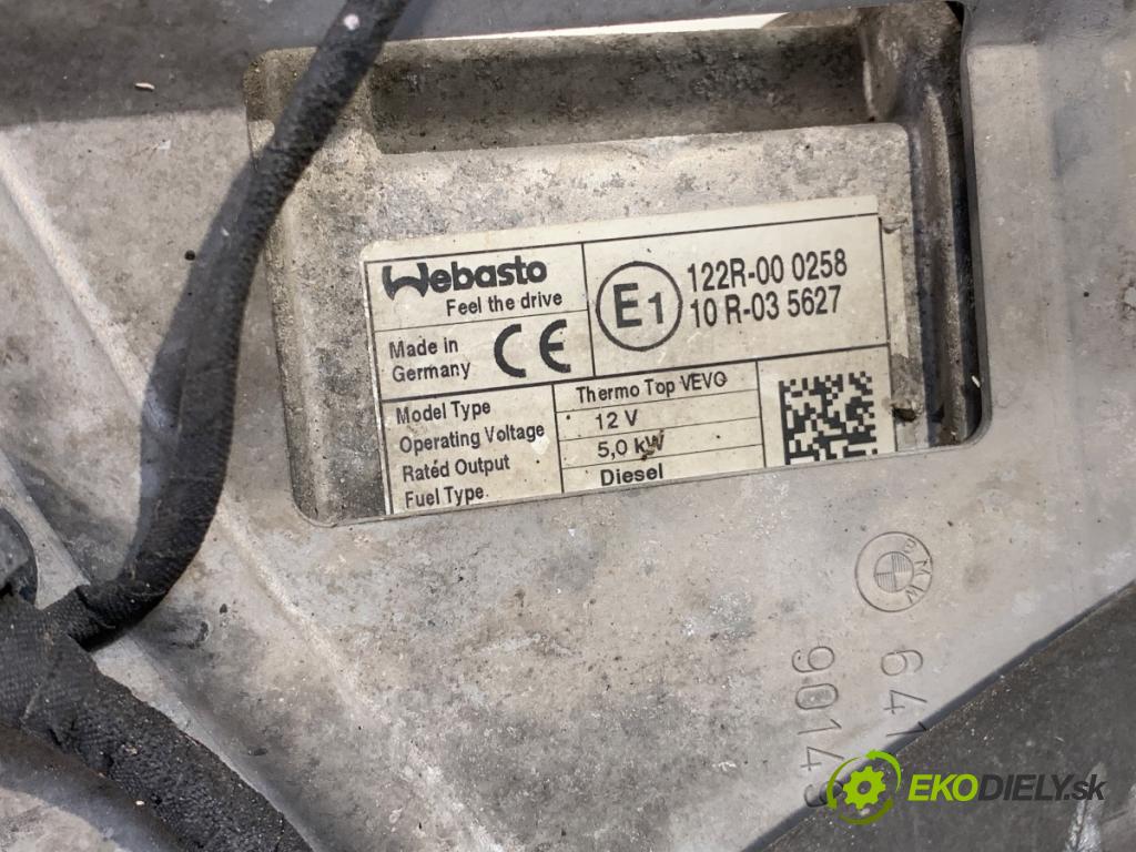 BMW F11 Kombi 2011 190 kW 530 d xDrive 2993 Webasto 9250301 (Webasto (nezávislé kúrenie))