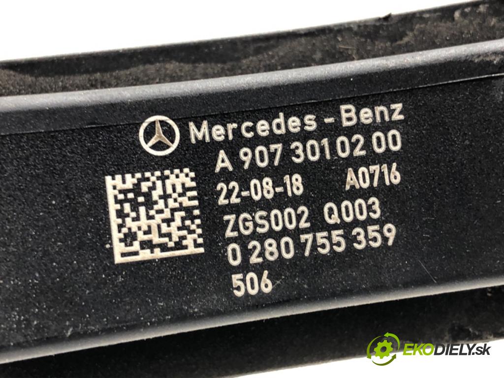 MERCEDES-BENZ eSPRINTER Skrzynia Skrzynia 2022 85 kW Electric (910.633)  Potenciometer plynu A9073010200 (Potenciometer plynového pedálu)