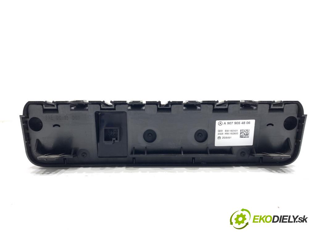 MERCEDES-BENZ eSPRINTER Skrzynia Skrzynia 2022 85 kW Electric (910.633)  Panel ovládania kúrenia A9079054806 (Prepínacie páčky pod volantom)